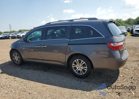 2013 Honda Odyssey Exl z USA, uszkodzony, nr VIN 5FNRL5H65DB081850